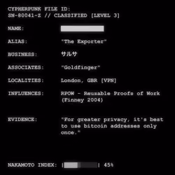 CYPHERPUNK FILES #764