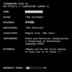 CYPHERPUNK FILES #4343