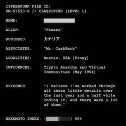 CYPHERPUNK FILES #6313