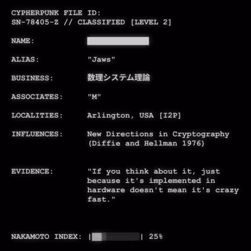 CYPHERPUNK FILES #3441