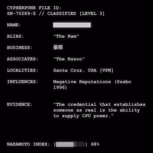CYPHERPUNK FILES #8419