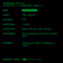 CYPHERPUNK FILES #2018