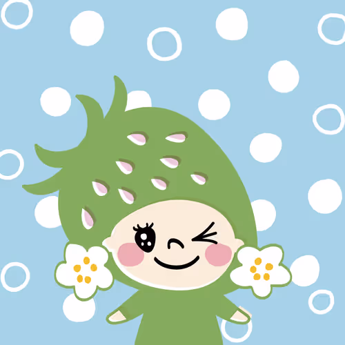 Ichimi-Wink-Blue-Dots #0114