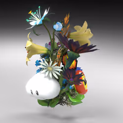 Hand-hacked Bouquet 4