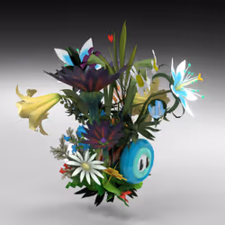 Hand-hacked Bouquet 6