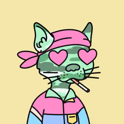 Doodle Gutter Cat #872