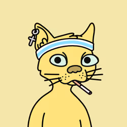 Doodle Gutter Cat #1124