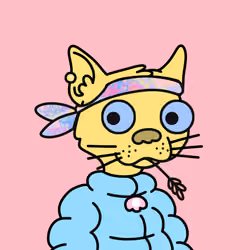 Doodle Gutter Cat #1059