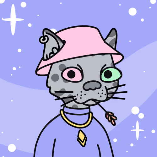 Doodle Gutter Cat #1540