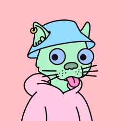 Doodle Gutter Cat #1057