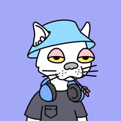 Doodle Gutter Cat #1464