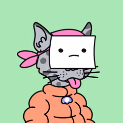 Doodle Gutter Cat #1461