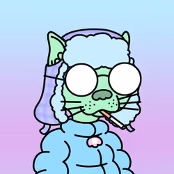 Doodle Gutter Cat #1509