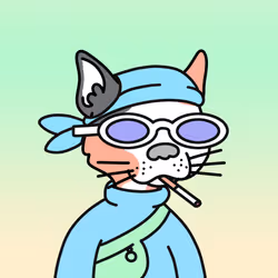 Doodle Gutter Cat #1008