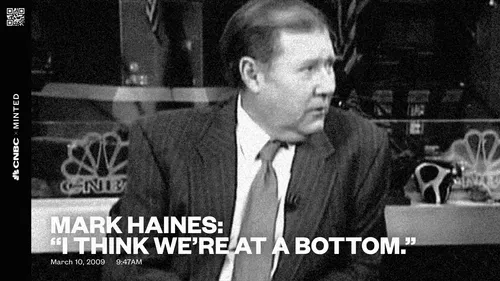 Mark Haines Calls the Bottom