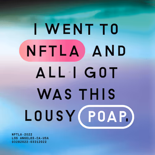 Nftla 2022 Poap
