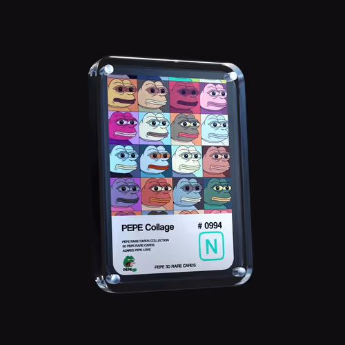 Pepe 3d Rare Cards 1