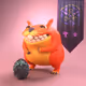 6853