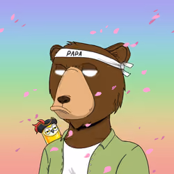 Okay Papa Moon Azuki Bears Yacht Club #252