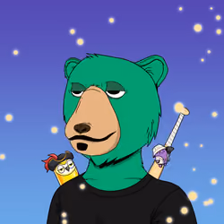 Okay Papa Moon Azuki Bears Yacht Club #1662