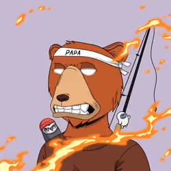 Okay Papa Moon Azuki Bears Yacht Club #1018
