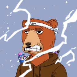Okay Papa Moon Azuki Bears Yacht Club #2584