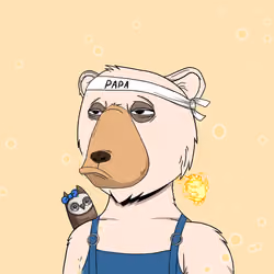 Okay Papa Moon Azuki Bears Yacht Club #1010
