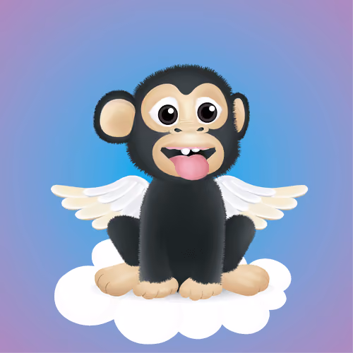 Flying Baby Apes #1318