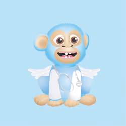 Flying Baby Apes #4148