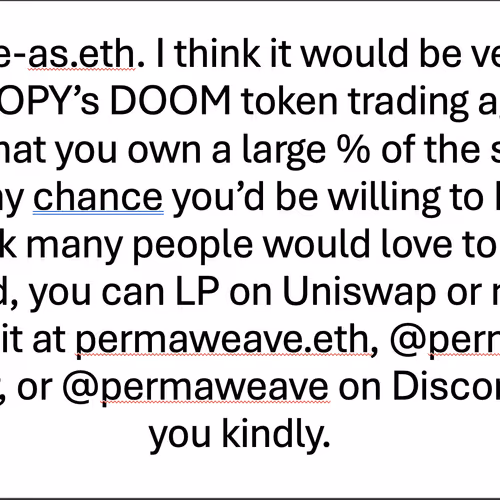 DOOM Token Inquiry