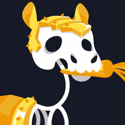 HORSE SKELETON #1654