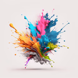 Color Burst By Felix Norgaard #223
