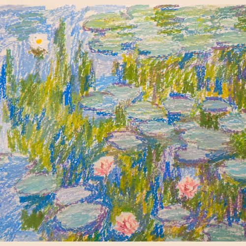 Crayon Lilies