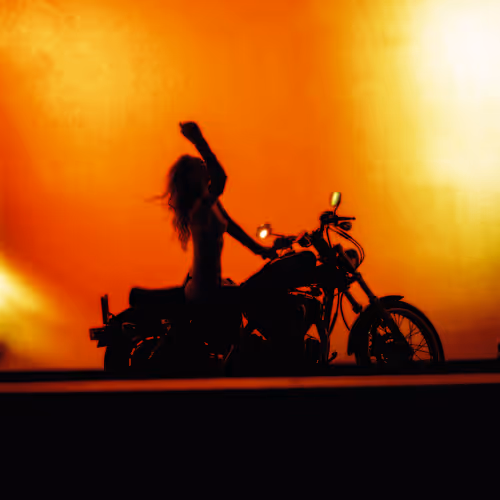 A Girl On A Motorcycle