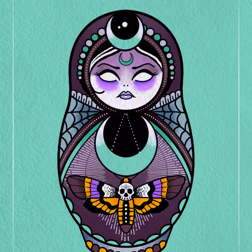 Cute Creepy Gang Lunar Witch