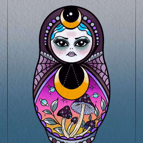 Cute Creepy Gang Lunar Witch