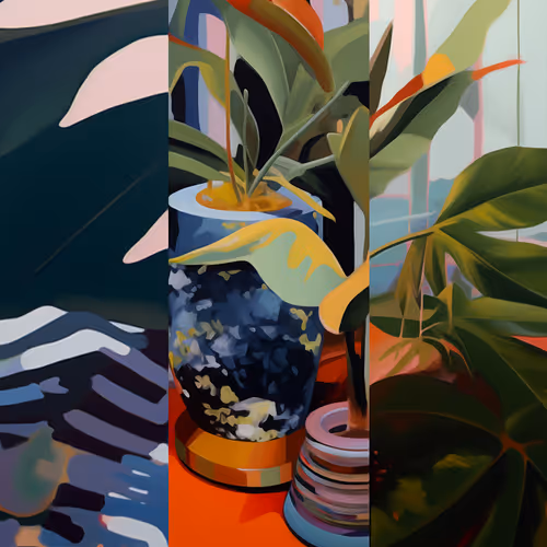 Verdant Fragments A Flourishing Mosaic