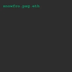 snowfro.pxg.eth