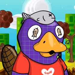 Perky Platypus  #6940