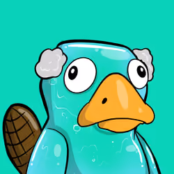 Perky Platypus  #3960