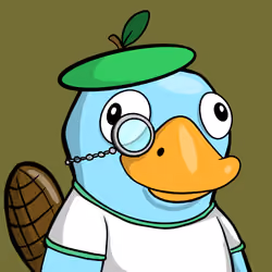 Perky Platypus  #6892