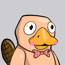 Perky Platypus  #3964