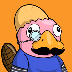 Perky Platypus  #4255