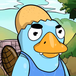 Perky Platypus  #3971