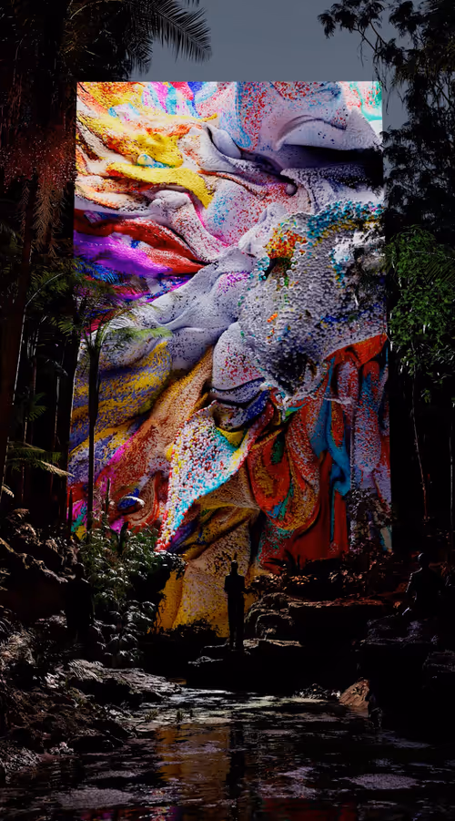 Winds of Yawanawa - AI Data Painting - 1/1