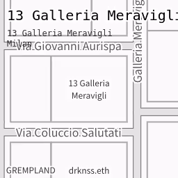 13 Galleria Meravigli
