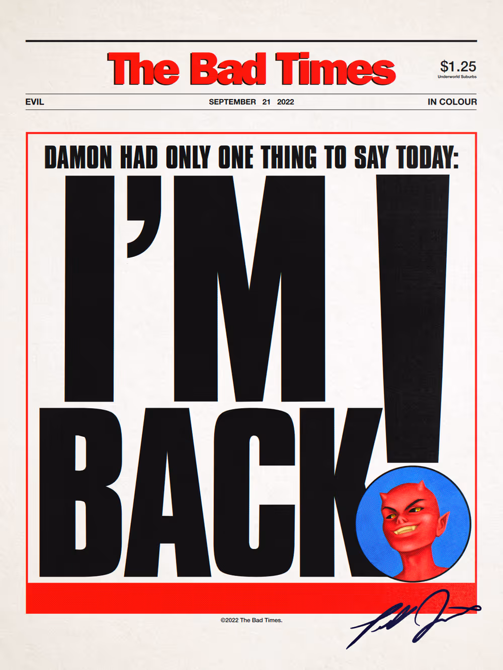 I'm Back!