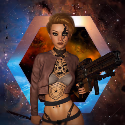 Cyber Girl Metaverse V1