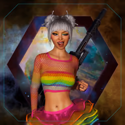 Cyber Girl Rare #5336