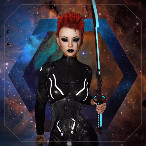 Cyber Girl Metaverse V1